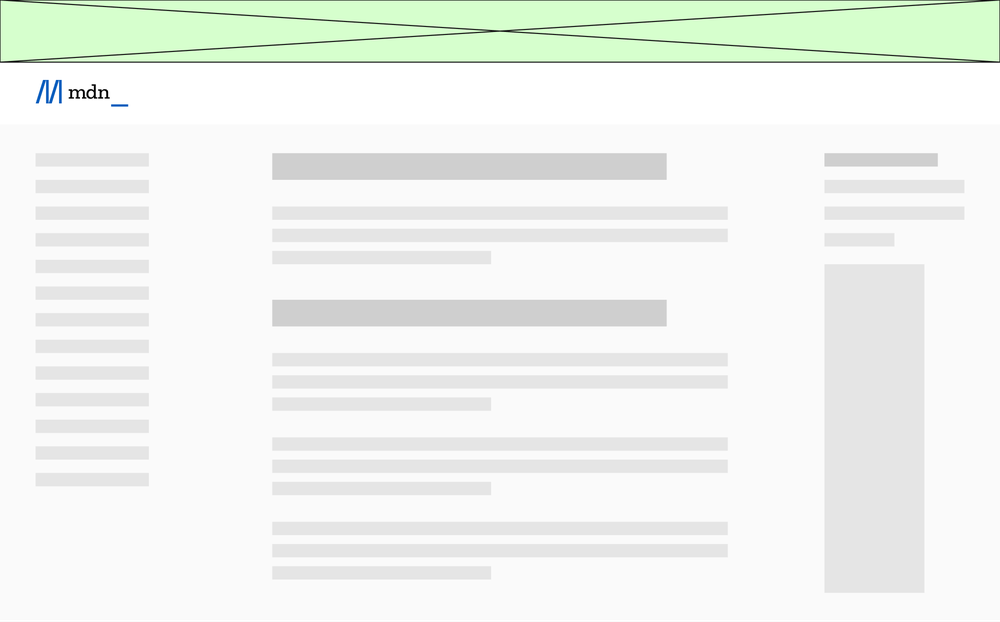 Native ads in MDN Web Docs.