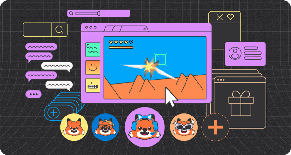 Illustration of profile management feature